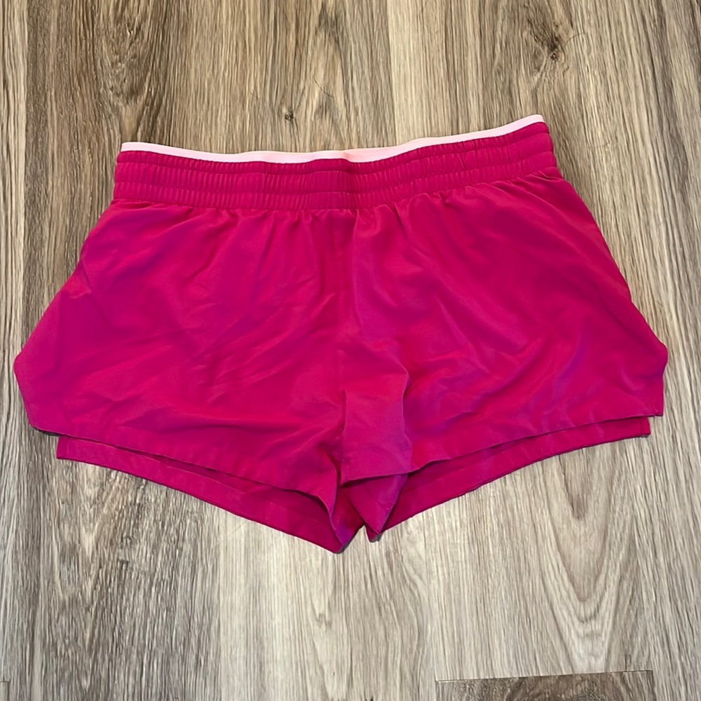 Fabletics running shorts.